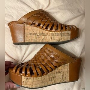 Chocolate Blu Huarache Walda Sandals